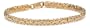 14k Yellow Gold 5mm Oval Italian Byzantine Bracelet, 8"
