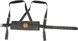 Chalimex SS5535 Leather Wheelbarrow Harness with Shoulder and Back Support
