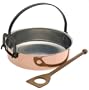 Copper Risotto Pan with Spoon