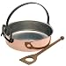 Copper Risotto Pan with Spoon