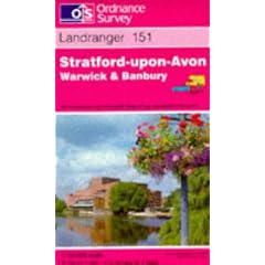 Stratford-upon-Avon, Warwick and Banbury (Landranger Maps)
