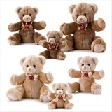 Danny Beige Teddy Bear Stuffed Animal Size: Large - 14.2, Color: Gray