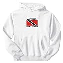 Sweatshirt White " Point Fortin " Trinidad And Tobago City