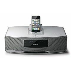 Kenwood K-525-S Kompakt-Audiosystem mit integriertem iPod/iPhone-Dock