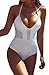 Ybenlow Women's One Piece Monokini Swimsuit Halter Bikini