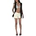Rogan for Target Poplin Rolled Hem Shorts Look - Sebring White