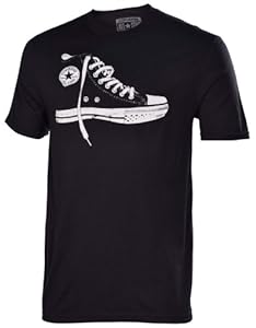 Converse Men's Chuck Taylor All Star Chuck Shoe T-Shirt-Black-2XL