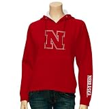 NCAA Nebraska Cornhuskers Ladies Scarlet Classic Twill Hoody Sweatshirt