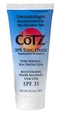 Fallene Cotz 20% Zinc Oxide Vanishing Formula, SPF 35, 3.5 Ounce