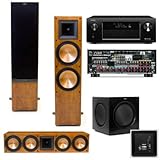 Klipsch RF-7 II Towers-RC-64II(cherry)-SW-310 Denon AVR-X4000