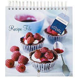 Recipe Storage File - Raspberry design recipe folder