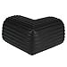 2m Baby Child Kids Safety Safe Table Desk Edge Cushion Protector w/ Tape + 4 Corner Guards Black