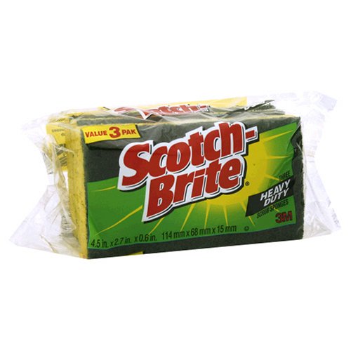 Scotch-Brite Scrub Sponges, Pack Of 3