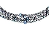 100 Inch Cultured Freshwater Black Pearl Necklace