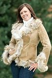 Women's Charo New Zealand Baby Lambskin Coat