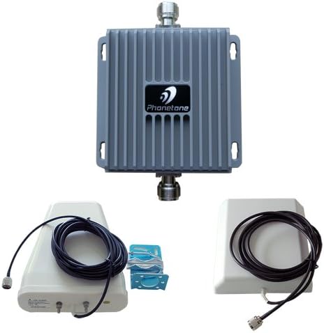 In-building 65dB Gain Cell Phone Mobile Signal Booster/Repeater GSM 850MHz WCDMA 3G 2100MHz With Directional Antennas For Home Or Office