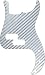 Trick Millusion Precision Bass Pickguard, Diagonal*