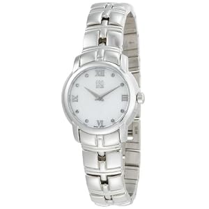ESQ by Movado Women's MUSE Stainless Steel Bracelet White Mother-Of-Pearl Dial Watch #07101346