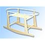 Rocking Moses Basket Stand Natural