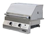 Solaire 27-Inch Basic InfraVection Natural Gas Built-In Grill, Stainless Steel