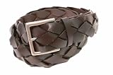 GUESS - Guess Braided Leather Wide Fashion Belt