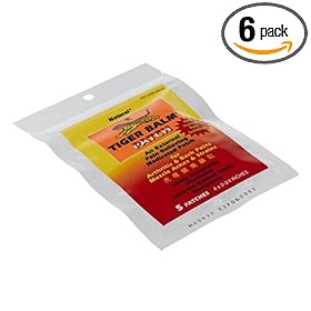 Tiger Balm Patch, Pain Relieving Patch, 5-Count Packages (Pack of 6)
