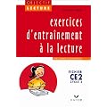 CE2 - fichier - exercices d'entrainement a la lecture