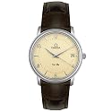 Omega Men's DeVille Prestige Quartz Leather Strap Watch #4810.30.02