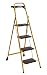 Tricam HSS-PL4Y Skinny Mini 4-Step Stool with Project Tray, ANSI Type II, 225-Pound Capacity