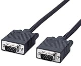 ELECOM ナイロンメッシュコーティング D-Sub15pin(mini)オス-D-Sub15pin(mini)オス 10.0m CAC-NB100の画像
