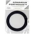 Aquarian Drumheads PHBK Black Port-Holes 5-inch