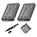 2-Pack KLIC-7003 High-Capacity Replacement Battery for Kodak EasyShare M380 M381 V803 V1003 Z950 - UltraPro BONUS INCLUDED: Deluxe MicroFiber Cleaning Cloth, Lens Cleaning Pen