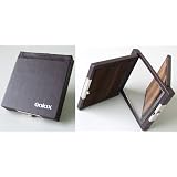 GALAX 本皮貼りクラリネット・アルトサックス用 リードケース 両面タイプ/茶