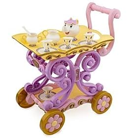 Disney Belle's Enchanted Tea Cart and Tea Set