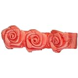 Posies Accessories Light Coral Rose Bud Hair Clippie