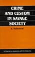 Crime and Custom in Savage Society