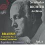 Legendary Treasures - Svjatoslav Richter Archives Vol. 4 (Brahms)