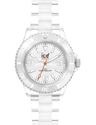 Ice-Watch Unisex CL.SR.U.P.09 Classic Collection Silver Dial Clear Plastic Watch