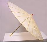 Chinese Paper Style Parasol, in white and purple