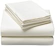 Pinzon 190-Gram Velvet Flannel Queen Sheet Set, Cream