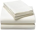 Pinzon 190-Gram Velvet Flannel Queen Sheet Set, Cream