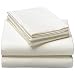Pinzon 190-Gram Velvet Flannel Queen Sheet Set, Cream