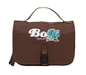 BoGi Bag Girl Beauty-Case Kulturtasche Kosmetiktasche Braun/Türkis