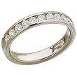 Stylish Waterway Diamond Anniversary Band In Platinum