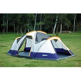 Wolf Mountain Family Tent - 15 X 9 Three Room Family Dome Tent - sleeps 8!