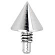 Grade 23 Solid Titanium Internally Threaded 3MM Dermal Spike Top