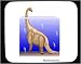 Mouse Pad with dinosaur, reptile, ness, monster, loch