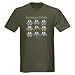 Autism Awareness Penguins Dark T-Shirt