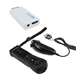 IMAGE Wii to HDMI 720p or 1080p Upscaling Converter(white) + Built-in Motion Plus Remote(black) + Nunchuck Controller For Wii (black) IMAGE Wii to HDMI 720p or 1080p Upscaling Converter(white) + Built-in Motion Plus Remote(black) + Nunchuck Controller For Wii (black)