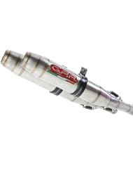 Automotive Parts and Accessories: Honda Hornet 900 CB919 GPR Exhaust Systems Deeptone Stainless Dual Slipon Mufflers Unrestricted Power - GPR Exhaust